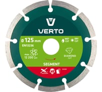 Диск алмазный сегментный (125x22.2 мм) VERTO 61H2S5