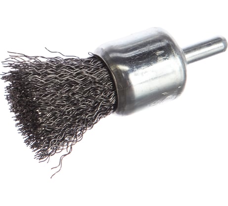 Щетка проволочная чашечная (24 мм; хвостовик 6 мм) VERTO 62H341