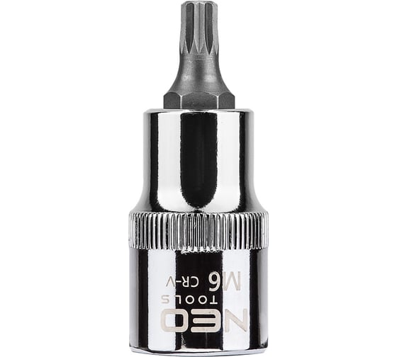 Головка торцевая с битой-вставкой Spline (M6; 55 мм; 1/2"DR) NEO Tools 08-731 1