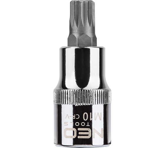 Головка торцевая с битой-вставкой Spline (M10; 55 мм; 1/2"DR) NEO Tools 08-733 1