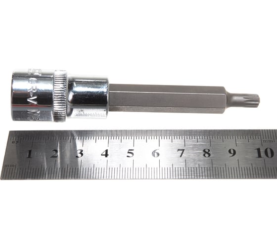 Головка торцевая с битой-вставкой Spline (M6; 100 мм; 1/2"DR) NEO Tools 08-741