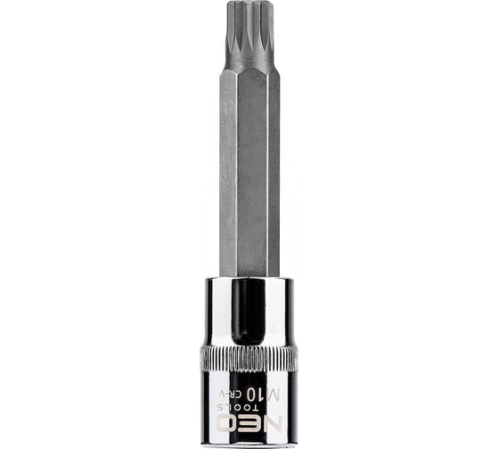 Головка торцевая с битой-вставкой Spline (M10; 100 мм; 1/2"DR) NEO Tools 08-743 1
