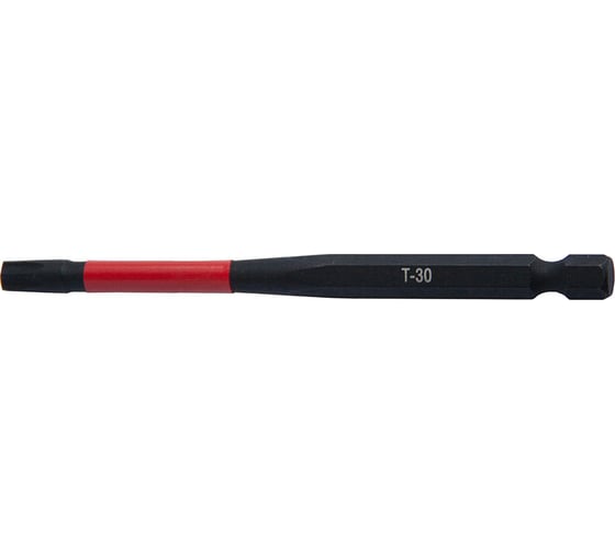 Бита T30, 100 мм, сталь S2, кованая, торсионная, магнит Toolberg ЛК-00011566