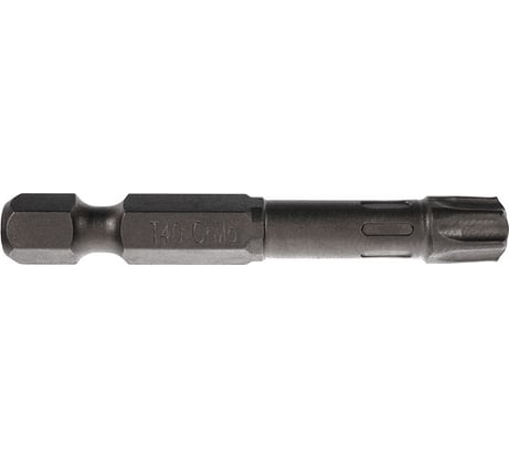 Биты T40, 50 мм, 2 шт, сталь S2, кованые, торсионные, магнит PQTools ЛК-00011569