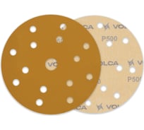 Диск абразивный на бумажной основе SAPPHIRE 150 мм, 15 отв., P500, 100 шт VOLCA 55110224050
