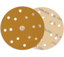 Диск абразивный на бумажной основе SAPPHIRE 150 мм, 15 отв., P600, 100 шт VOLCA 55110224060