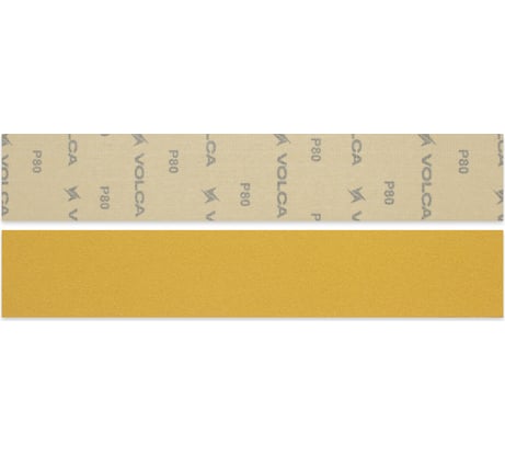 Полоса абразивная на бумажной основе SAPPHIRE 70x420 мм, без отв., P80, 50 шт VOLCA 52110803008