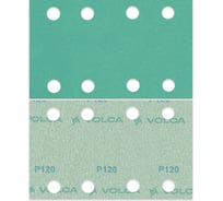 Полоса абразивная на пленочной основе Emerald 81x133 мм, 8 отв., P120., 50 шт VOLCA 52211013012