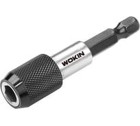 Адаптер для бит CrV, 1/4", 60 мм, с магнитом Wokin 1352730