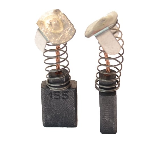 Комплект графитовых щеток 2 шт Makita oem CB-155/161/153/as Asein 1848J