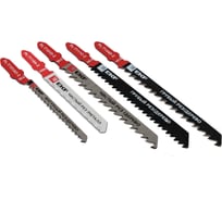 Набор пилок для электролобзика Expert Universal дерево и металл, SK5+HSS, 5 шт Expert EKF npl-set-5