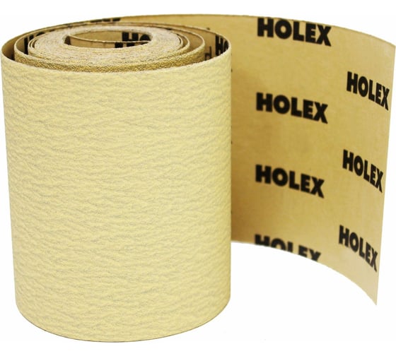 Материал абразивный в рулоне (5 м, 115 мм, P100, без липучки) HOLEX HAS-388590 1