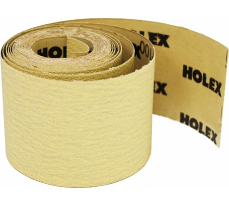 Материал абразивный в рулоне (5 м, 70 мм, P40, без липучки) HOLEX HAS-388606
