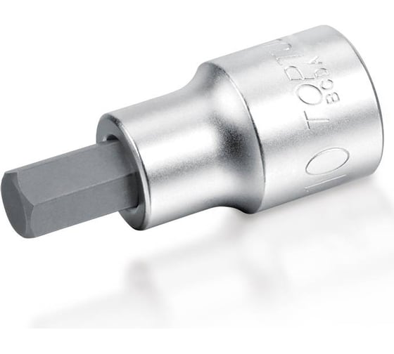 Головка торцевая с шестигранной вставкой HEX 6 мм, L=37 мм, 1/4"DR TOPTUL BCDA0806 1