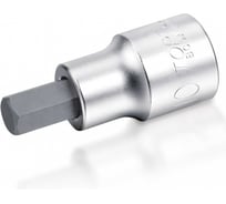 Головка торцевая с шестигранной вставкой HEX 5 мм, L=37 мм, 1/4"DR TOPTUL BCDA0805