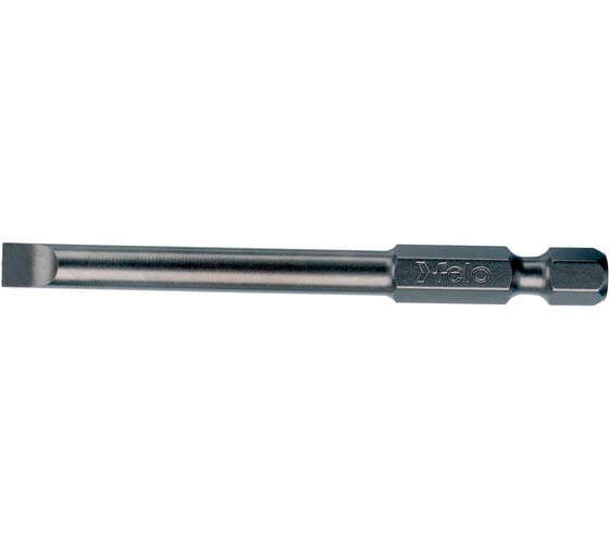 Бита плоская шлицевая серия Industrial E6.3, SL5.5x1 мм, 73 мм, 5 шт Felo 03052710 1
