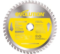 Диск (180х20х1,8 мм; 48 зубьев) по нержавеющей стали Evolution EVOBLADE180SS