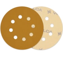 Диск абразивный на бумажной основе Sapphire 100 шт, 125 мм, Р220, 8 отверстий VOLCA 55110114022