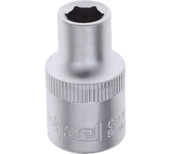 Головка торцевая шестигранная AV Steel (9 мм; 1/2)  AV-520009