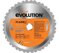 Диск RAGE (230х25.4х2,0 мм; 26 зубьев) универсальный Evolution RAGEBLADE230MULTI