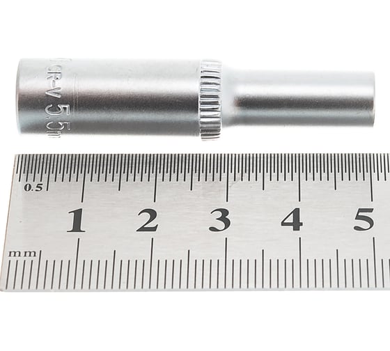 Головка торцевая шестигранная удлиненная AV Steel (5.5 мм; 1/4)  AV-500255
