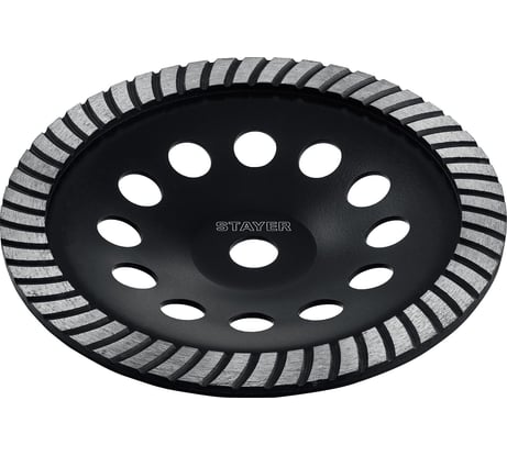 Алмазная сегментированная чашка STAYER Turbo 230 мм 33380-230_z02