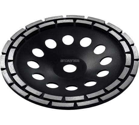 Алмазная двухрядная чашка STAYER Double 125 мм 33381-125_z02