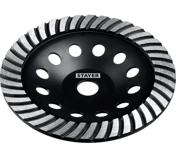 Алмазная сегментированная чашка STAYER Turbo 180 мм 33380-180_z02