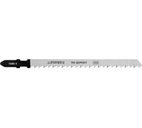 Полотна STAYER PROFI по дереву T301CD, HCS, EU-хвостовик, шаг 4 мм, 100 мм, 2 шт, для электролобзика 15982-4_z01