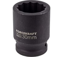 Головка ударная 12-гранная 30 мм, 3/4"DR fk-46830 Forcekraft 56358