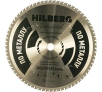 Диск пильный Industrial Металл (305х25.4 мм; 72Т) Hilberg HF305