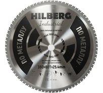 Диск пильный Industrial Металл (350х25.4 мм; 80Т) Hilberg HF350