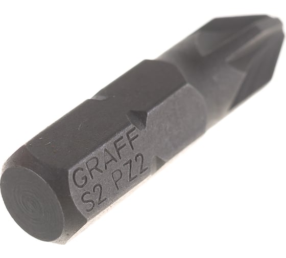 Бита (2 шт; PZ2; 25 мм; блистер) GRAFF GBPZ0225