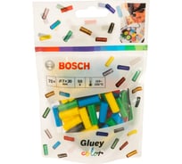 Клеевые стержни для Gluey 7x20 мм 70 шт. цветные Bosch 2608002005