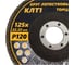 Круг лепестковый торцевой КЛТ1 прямой 125x22 мм, P120, 10 шт MOSTEK 3312512 3