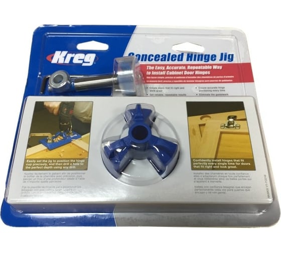 Кондуктор для врезания петель Concealed Hinge Jig Kreg KHI-HINGE-INT