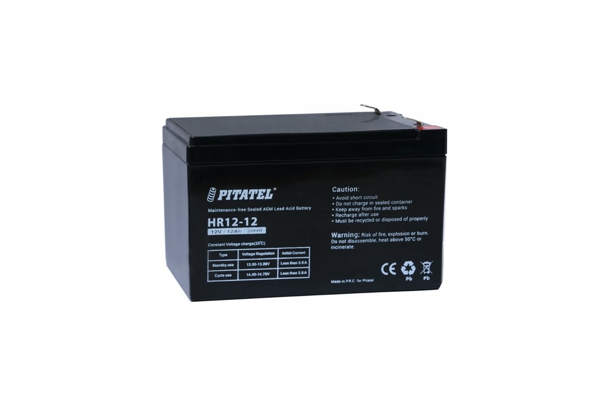 Аккумулятор pitatel hr12 12