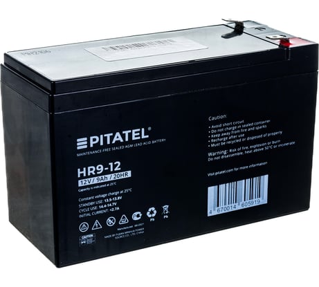 Аккумулятор Pitatel HR9-12
