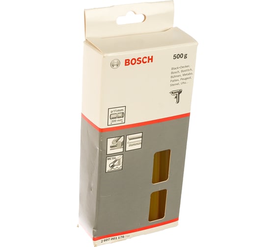 Стержень клеевой желтый (11х200 мм; 0,5 кг) Bosch 2.607.001.176