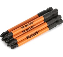 Биты для шуруповерта RAGE By VIRA магнитные S2 PH2 х 90 мм 10 шт 554168