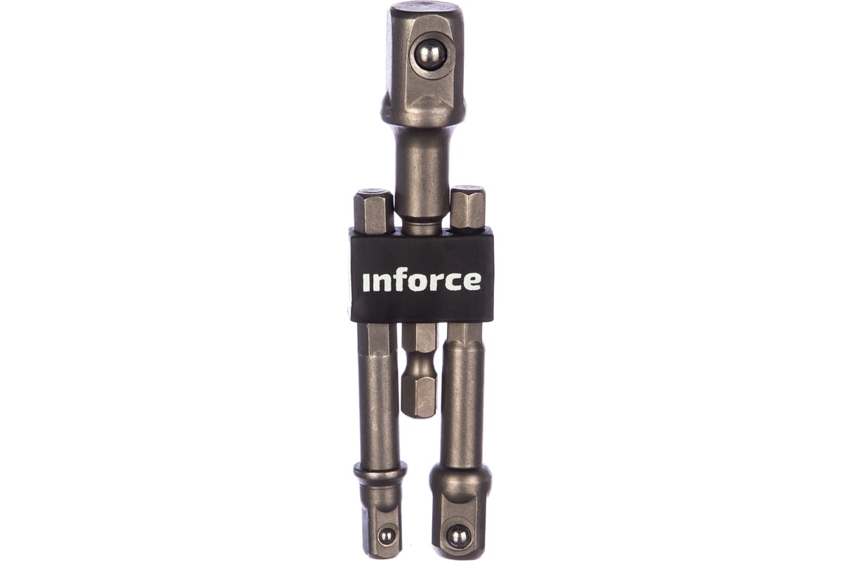 Набор адаптеров (3 шт; 1/4, 3/8, 1/2; CrV) Inforce 11-01-139 - выгодная ...