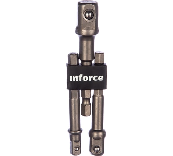 Набор адаптеров (3 шт; 1/4, 3/8, 1/2; CrV) Inforce 11-01-139