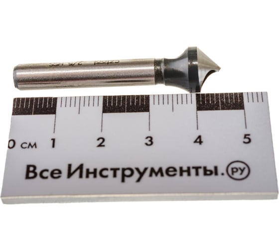 Зенкер со снятием стружки 2/5 (10х46 мм; хвостовик 6 мм; HSS) Bucovice Tools 742005