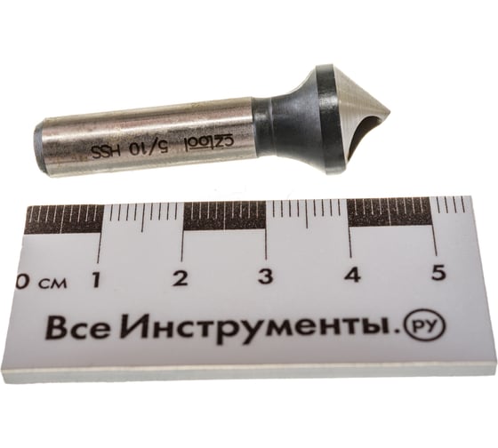 Зенкер со снятием стружки 5/10 (14х46 мм; хвостовик 8 мм; HSS) Bucovice Tools 742010