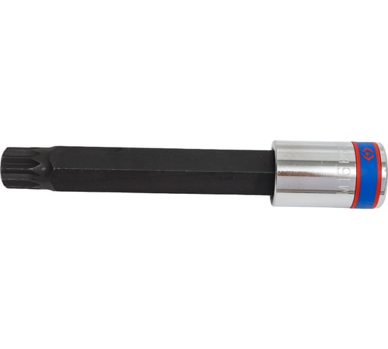 Насадка бита торцевая (SPLINE M16; 140 мм; 1/2) KING TONY 406616 1