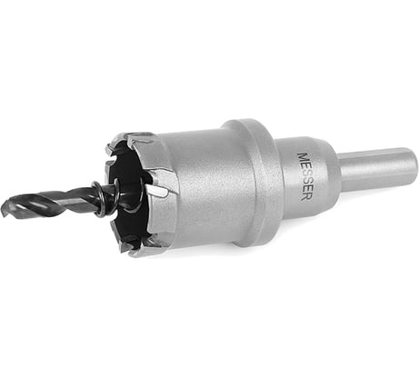 Коронка ТСТ с центрирующим сверлом и толкающей пружиной (28х25 мм) MESSER 20-25-028