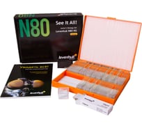 Набор микропрепаратов N80 NG «Увидеть все» Levenhuk 29280