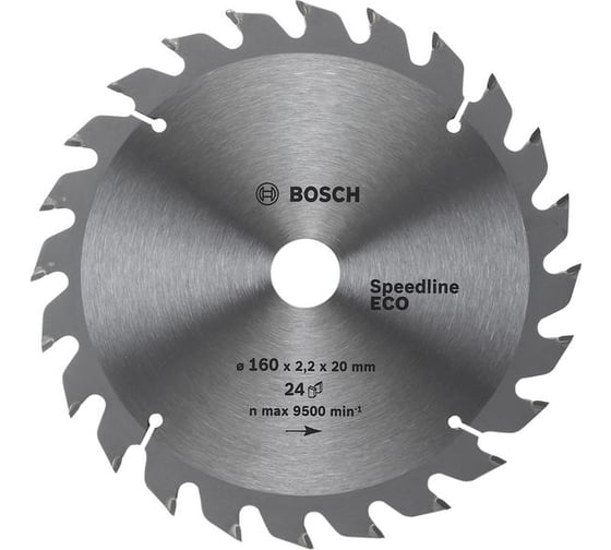 Диск пильный по древесине 160x20 мм Bosch 2.608.641.779 1