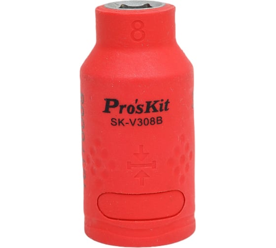 Головка торцевая шестигранная изолированная (8 мм; 3/8; 1000В) ProsKit SK-V308B 00321609
