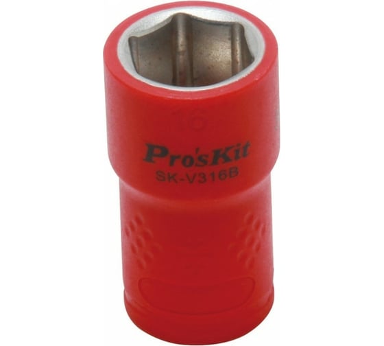 Головка торцевая шестигранная изолированная (16 мм; 3/8; 1000В) ProsKit SK-V316B 00321615 1